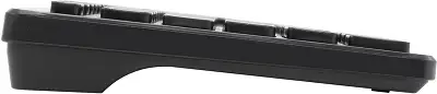 Клавиатура Оклик K733 черный USB slim Multimedia