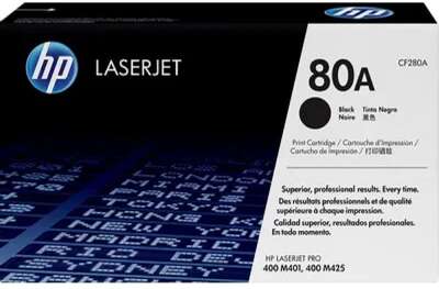 HP CF280A Картридж , Black{LaserJet Pro 400 M401/M425, Black, (2700стр.)}
