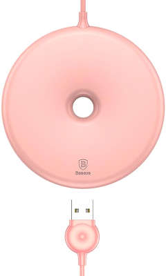 Беспроводное зарядное устройство Baseus Donut Wireless Charger, Pink [WXTTQ-04]