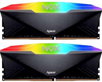 Apacer DDR4 DIMM 16GB Kit 2x8Gb AH4U16G36C25YNBAA-2 PC4-28800, 3600MHz, CL18, NOX RGB AURA2