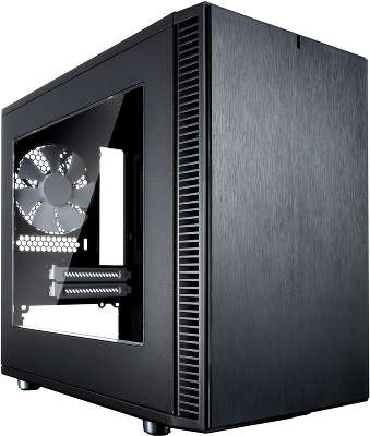 Корпус Fractal Design Define Nano S Window черный без БП ITX 4x120mm 3x140mm 2xUSB3.0