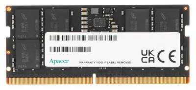Модуль памяти Apacer 16GB DDR5 4800 SODIMM CL40, 1.2V, 2048x8, RTL