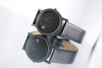 Наручные часы Projects Reveal Black Leather 