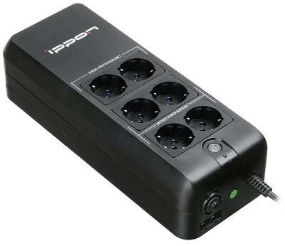 Источник бесперебойного питания Ippon Back Verso 600 Standby 300W/600VA 751617 {6}  (700011)