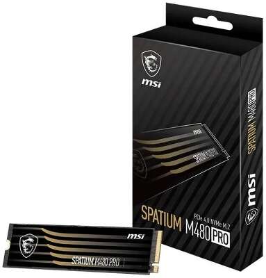 Твердотельный накопитель SSD MSI 4TB PCIe 4.0 NVMe M.2 SPATIUM M480 PRO