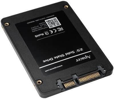 Твердотельный накопитель SSD Apacer AS350X AP128GAS350XR-1 128GB 2.5" Client SATA 6Gb/s, 560/540, IOPS 38/75K, MTBF 1.5M, 3 TLC, 75TBW, 0,54DWPD, RTL {100} (918857)