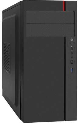 Exegate EX290173RUS Корпус Miditower ExeGate AA-440U (ATX, без БП, 2*USB+1*USB3.0, аудио, черный)