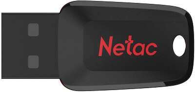 Флеш Диск Netac 32Gb U197 NT03U197N-032G-20BK USB2.0 черный/красный