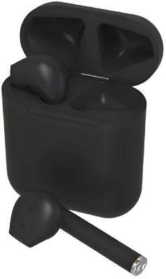 RITMIX RH-825BTH TWS black {Bluetooth 5.0 + EDR, сенсорное управление, 12 мм, 20-20000 Гц, 32 Ом, 35 мАч (наушники), 350 мАч}