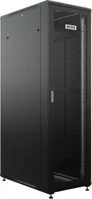 Шкаф серверный NTSS Премиум (NTSS-R42U60120PD/PDD-BL) напольный 42U 600x1200мм пер.дв.перфор. задн.дв.перфор.2-хст. 900кг серый 1110мм 150кг IP20 металл