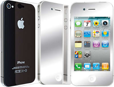 Защитная пленка Ozaki iCoat Mirror Screen для iPhone 4/4S, зеркальная [IC845]