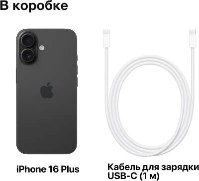 Apple iPhone 16 Plus 128GB Black (MXVU3HN/A)