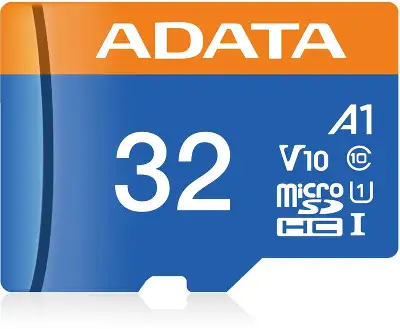 Карта памяти 32 Гб Micro SDHC ADATA Class 10 [AUSDH32GUICL10A1-RA1]