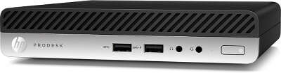 Неттоп HP ProDesk 400 G5 DM i7-9700T/16/512 SSD/Kb+Mouse/W10Pro,черный/серебристый (7EM49EA)