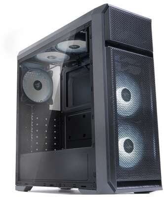Корпус MidiTower Zalman N5 OF black (ATX, без БП, 2xUSB2.0 Type-A + USB3.2 Type-A) (Zalman N5 OF)