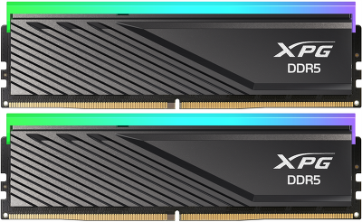 Оперативная память ADATA DDR5 DIMM 32GB 6400MHz 2*16GB 32-39-39 BLACK DUAL TRAY RGB