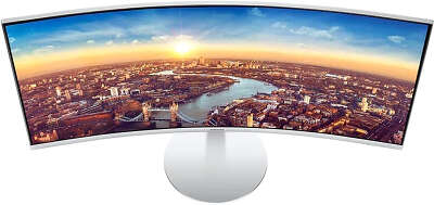 Монитор 34" Samsung C34J791WTI VA 3440x1440 Curved HDMI, DP USB-Hub белый