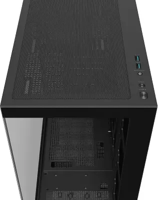 Корпус Deepcool CG580 черный без БП ATX 10x120mm 3x140mm 2xUSB3.0 audio bott PSU