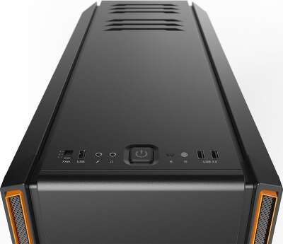 Корпус be quiet! SILENT BASE 601 WINDOW ORANGE, черный/оранжевый, EATX, Без БП (BGW25)
