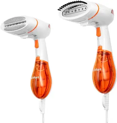 Отпариватель ручной Kitfort КТ-9191-2 1300Вт белый/оранжевый