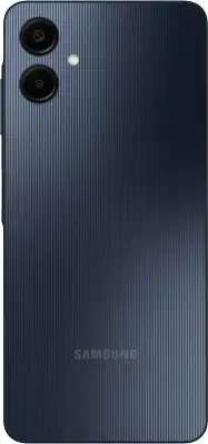 Смартфон Samsung SM-A065F Galaxy A06 64Gb 4Gb черный моноблок 3G 4G 2Sim 6.7" 720x1600 Android 14 50Mpix 802.11 a/b/g/n/ac GPS GSM900/1800 GSM1900 A-GPS microSD max1024Gb