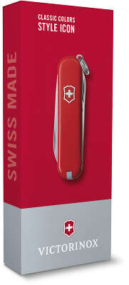Нож перочинный Victorinox Classic SD Style Icon (0.6223.G) 58мм 7функц. подар.коробка