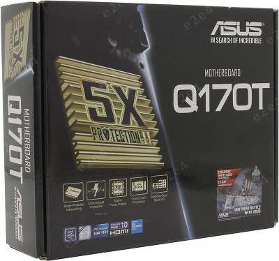 Материнская плата thin mini-ITX LGA1151 ASUS Q170T