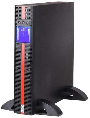 PowerCom Macan MRT-3000SE ИБП {Online, 3000VA / 3000W, Rack/Tower, IEC, LCD, Serial+USB, SNMPslot, подкл. доп. батарей} (1076119)