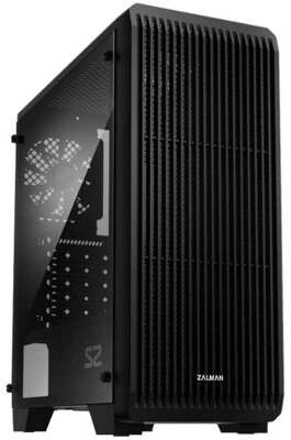Корпус MidiTower Zalman S2 black (ATX, без БП, 2xUSB2.0 Type-A + USB3.2 Type-A) (Zalman S2)