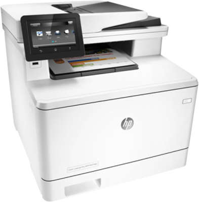 Принтер/копир/сканер HP Color LaserJet Pro M477fdn (CF378A) A4, цветной