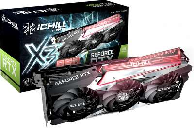 Видеокарта Inno3D NVIDIA nVidia GeForce RTX 3060 ICHILL X3 RED 12Gb DDR6 PCI-E HDMI, 3DP