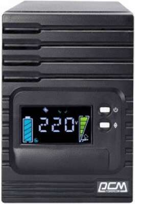 PowerCom Smart King Pro+ SPT-3000-II LCD ИБП {Line-Interactive, 3000VA/2400W,  Tower, 8 xC13 + 1 xC19, USB, SNMP Slot} (1152569)