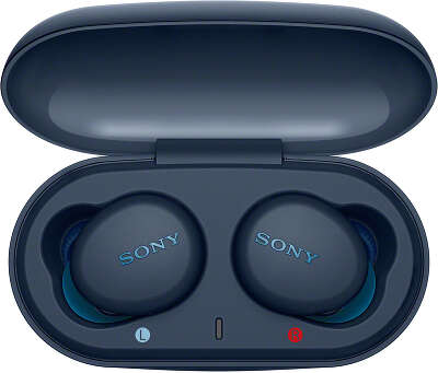 Беспроводные наушники Sony WF-XB700, синие