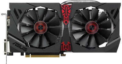 Видеокарта Asus PCI-E STRIX-R9380-DC2OC-4GD5-GAMING AMD Radeon R9 380 4096Mb 256bit GDDR5