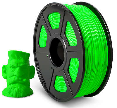 Филамент NVPRINT ABS Green для 3D печати диаметр 1.75мм длина 330 метров масса 1 кг