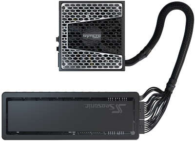 Корпус SEASONIC SYNCRO Q704 PLATINUM, черный, ATX, 850W (SYNCRO DPC-850 (SSR-850FB)