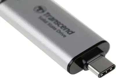 Внешний SSD Transcend ESD310 1Tb, USB 3.2 Gen 2/ Type-C, серебристый