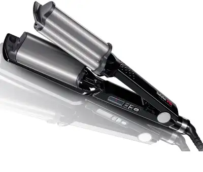 Щипцы Babyliss Pro IONIC HI DEF WAVER 95Вт черный макс.темп.:210С покрытие:титаново-турмалиновое (BAB2469TTE)