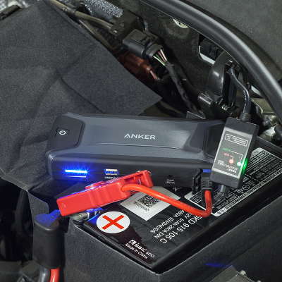 Внешний аккумулятор/стартер для авто Anker 400А Car Jump Starter 10000 мАч, серый [A1501311]