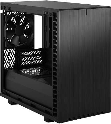 Корпус Fractal Design Define 7 Nano Black TG Light Tint, черный, Mini-ITX, Без БП (FD-C-DEF7N-02)