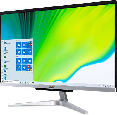 Моноблок Acer Aspire C22-963 21.5" FHD i3 1005G1/4/1000/WF/BT/Cam/Kb+Mouse/Endless OS,серебристый