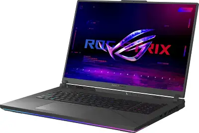 Ноутбук Asus ROG Strix G18 G814JIR-N6048 Core i9 14900HX 16Gb SSD1Tb NVIDIA GeForce RTX4070 8Gb 18" IPS WQXGA (2560x1600) без ОС grey WiFi BT Cam (90NR0ID6-M002E0)