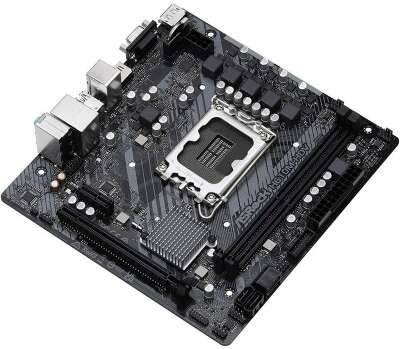 Материнская плата ASRock H610M-HDV (LGA1700/H610/2xDDR4/mATX/VGA, HDMI, DP) (H610M-HDV)