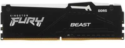 Модуль памяти DDR5 DIMM 16Gb DDR6000 Kingston FURY Beast RGB (KF560C40BBA-16)