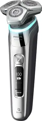 Бритва роторная Philips S9974/35 реж.эл.:3 питан.:аккум. серый