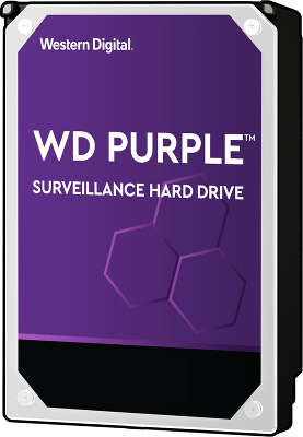 Жесткий диск SATA3 2Tb [WD22PURZ ] (HDD) Western Digital Purple Surveillance, 5400rpm, 256Mb