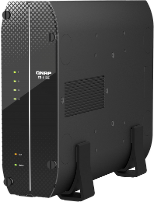 Система хранения данных QNAP SMB QC 2.0 GHzCPU/8gb/4 bay 2.5 SSD/2x2.5GbE/1xHDMI/4xUSB 3.2 Gen 2/iSCSI/1xPS/3YW TS-410E-8G-EU-QL