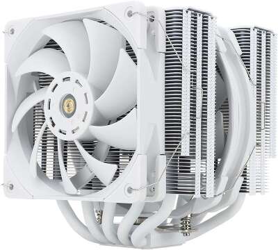 Устройство охлаждения(кулер) Thermalright Frost Commander 140 White Soc-AM5/AM4/1151/1200/2066/2011/1700 белый 4-pin 29.6dB Al+Cu 1000gr Ret (FC-140-WH)