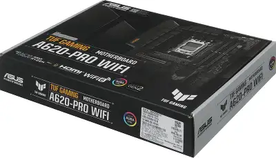 Материнская плата Asus TUF GAMING A620-PRO WIFI Socket AM5 AMD A620 4xDDR5 ATX AC`97 8ch(7.1) 2.5Gg RAID+HDMI+DP