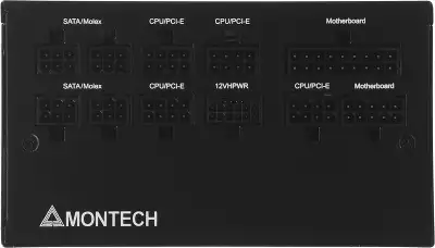 Блок питания Montech ATX 750W CENTURY GOLD G5 80+ gold (20+4pin) APFC 120mm fan 10xSATA Cab Manag RTL
